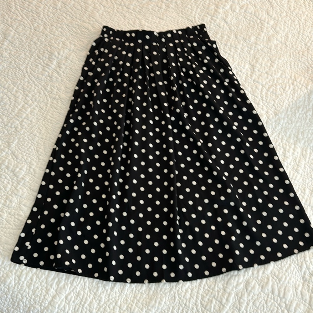Gilli Polka Dot Midi Skirt